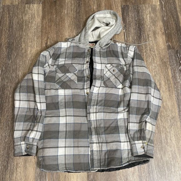 Wrangler | Shirts | Wrangler Quilted Lined Flannel Shirt Jacket | Poshmark